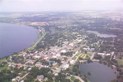 Clermont Fl Downtown Aerial View Stock Image Image Of Lake Groves