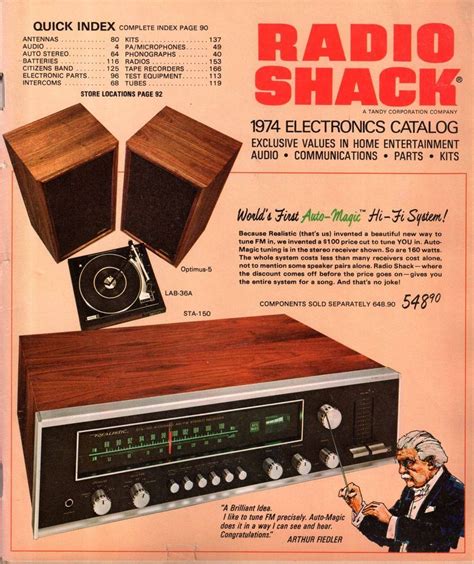 Radio Shack 1974 Electronics Catalog Number 238 Radio