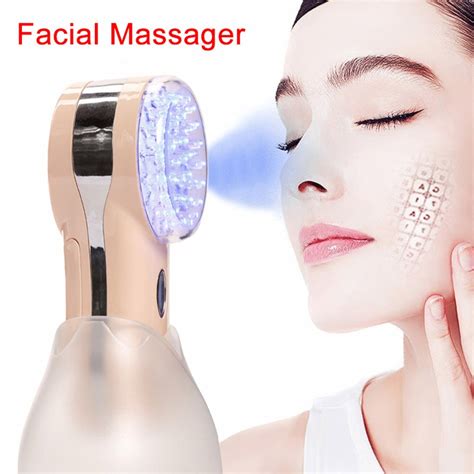 Face Beauty Device Massager Massage Led Therapy Improve Sensitive Skin
