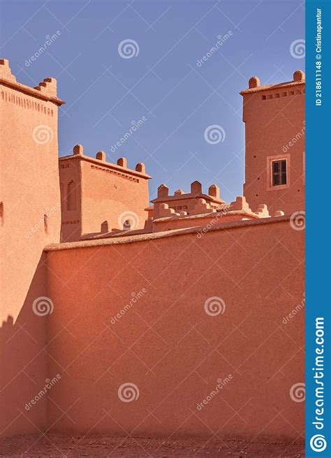 Detalle De La Kasbah De Taourirt La Puerta Del Desierto En Ouarzazate