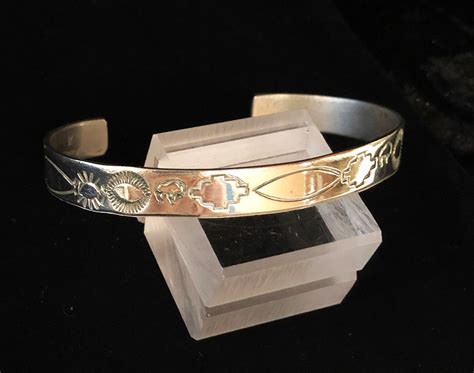 Bracelet 2 Navajo Sterling Silver Cuff Windsor Betts