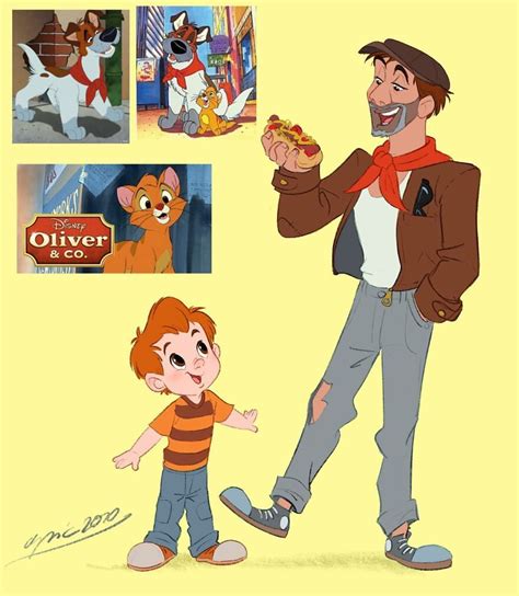 Oliver And Dodger Disney Films Disney Characters As Humans Disney E