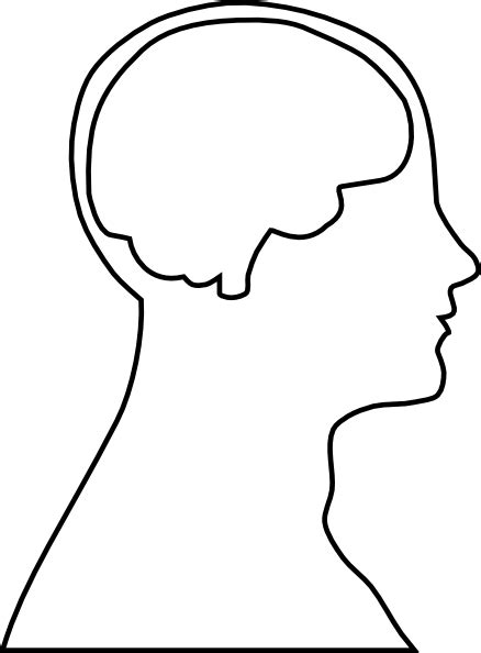 Blank Human Head Outline