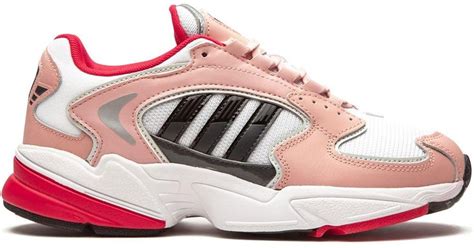 Adidas Leather Falcon 2000 Sneakers In Pink Lyst