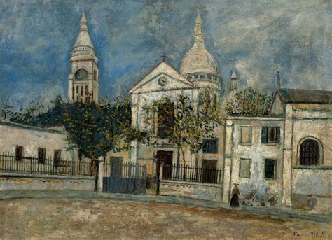 Maurice Utrillo 1883 1955 Léglise Saint Pierre Et Le Sacré Coeur à