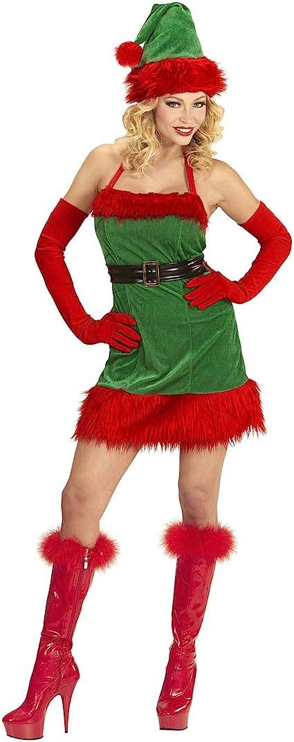 Large Ladies Santas Elf Costume Clothing