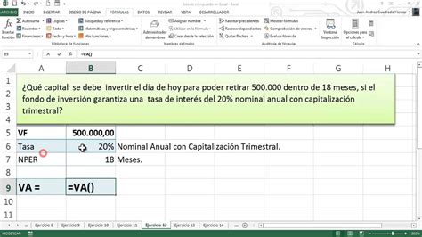 Cómo realizar el cálculo del valor razonable utilizando fórmulas en