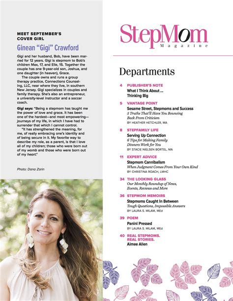 Stepmom Magazine Inside The September Issue