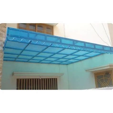 Blue Polycarbonate Roofing Shed At Rs 300square Feet In Ahmedabad Id