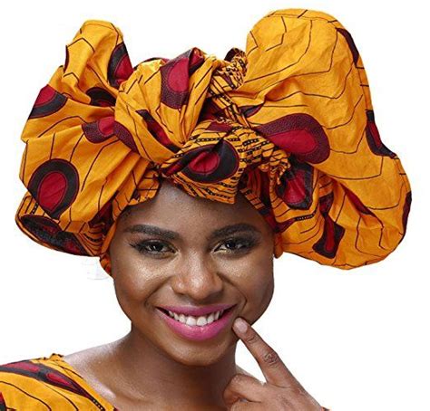 Shenbolen African Traditional Wax Print Head Wrap Headwrap Scarf Tieone Size 71in21in B