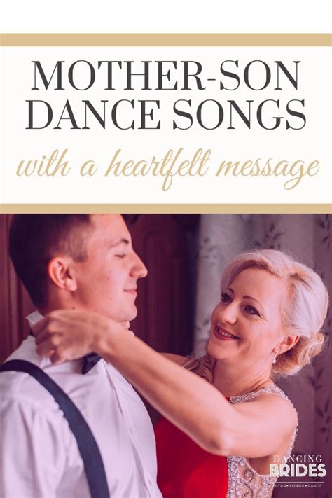 20 Mother Son Dance Songs With A Heartfelt Message Take A Listen And