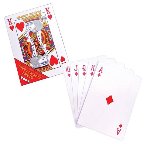 Bristol Novelty Giant Playing Cards Toysgames From The Present Shop Uk