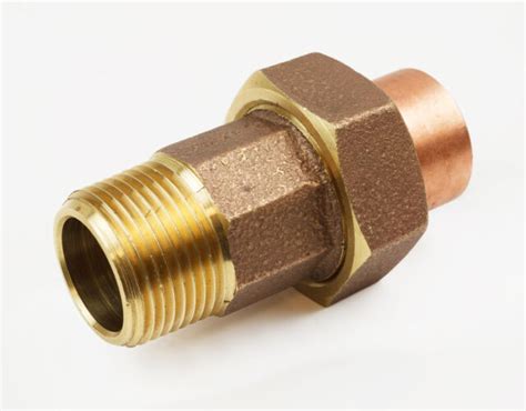 34 X 34 Cast Copper Male Cxm Sweat X Ips Thread Union Fitting 10