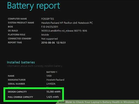 How To Check Your Laptops Battery Health In Windows 10 11 Steps