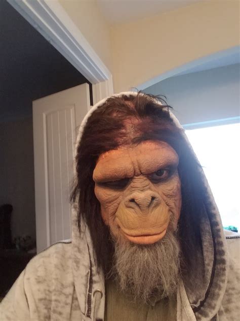 Ape Man Mask Prosthetic By Woochie