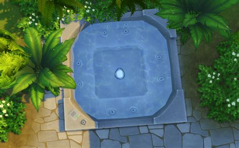 My Sims 4 Blog In Ground Left Of Center Hot Tub By Greengirl100