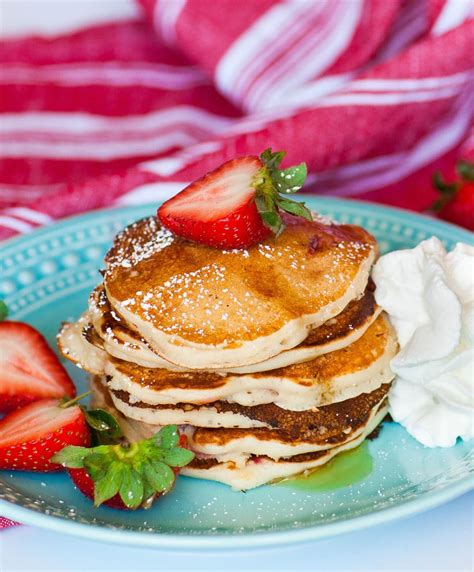 Fluffy Strawberry Pancakes Video Tatyanas Everyday Food