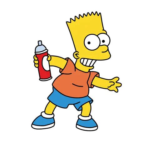 Disegni Di Disegno Bart Simpson Passo