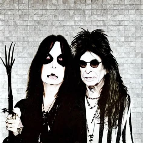 Alice Cooper And Ozzy Osbourne In The Style Of Stable Diffusion Openart