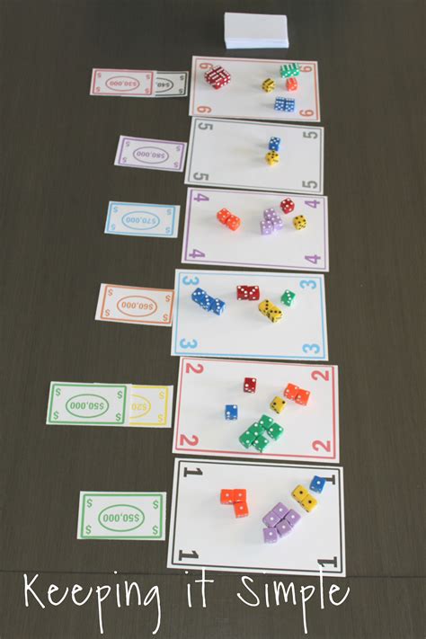 Fun Dice Game For Kids And All Ages 6 • Keeping It Simple