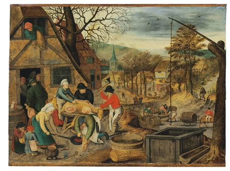 Pieter Brueghel Ii Brussels C 1564 16378 Antwerp The Four Seasons Spring Summer Autumn