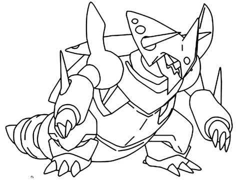 Aggron Pokemon Coloring Page Free Printable Coloring Pages For Kids