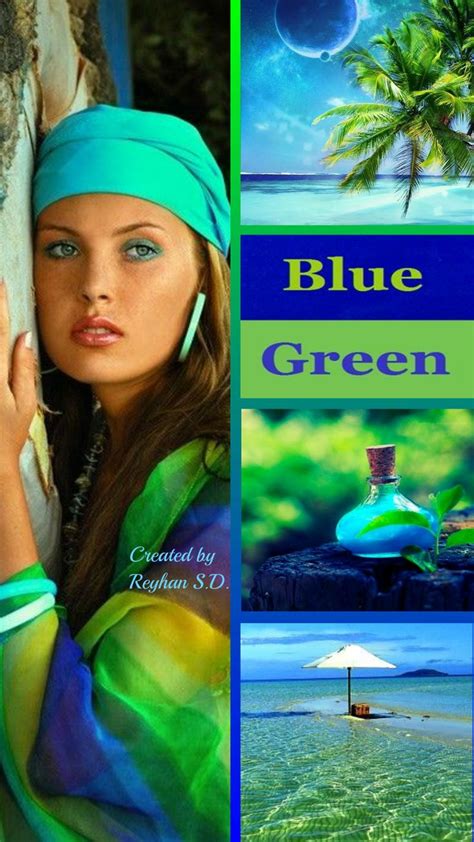Blue And Green By Reyhan Seran Dursun Color Schemes Colour Palettes