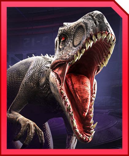 An led light in the throat emanates a red glow that outlines. Indominus Rex | Jurassic World Alive Wiki | Fandom