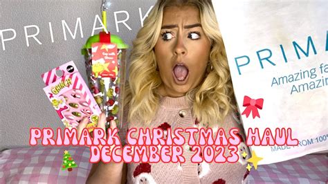 Christmas Primark Haul December 2023👀🎄🎀 Youtube