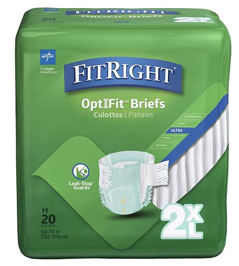 Buy Fitright Ultra Adult Diapers Disposable Incontinence Briefs With