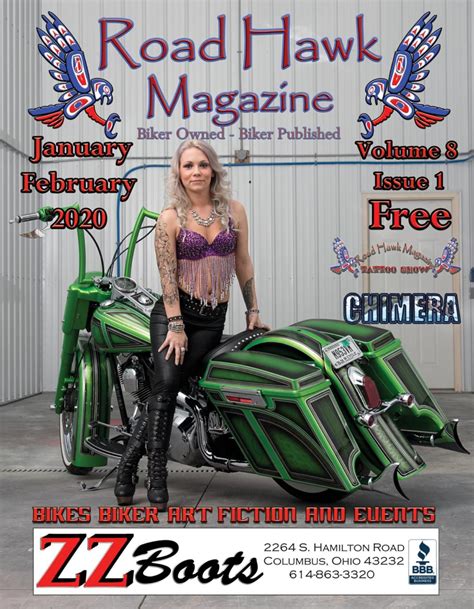 Road Hawk Magazine Jan Feb 2020 Biker Art Hawk Magazine