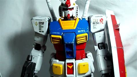 It is a specification that the frame of the whole body that becomes the bone can be assembled at the earliest stage in the history of pg. Gundam Review: PG RX-78-2 Gundam pt05 - YouTube