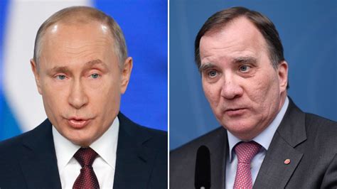 Sveriges statsminister Löfven möter Rysslands president Putin idag ...