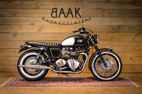 Baaks Triumph Bonneville T100 Classic Built In Lyon France Moto