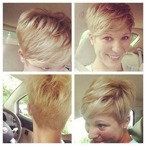 Short Haircuts Pixie Edgy Front And Back View