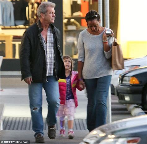 Mother, father, 10 siblings, spouse and 9 children. Mel Gibson bonds with his daughter Lucia as he treats her ...