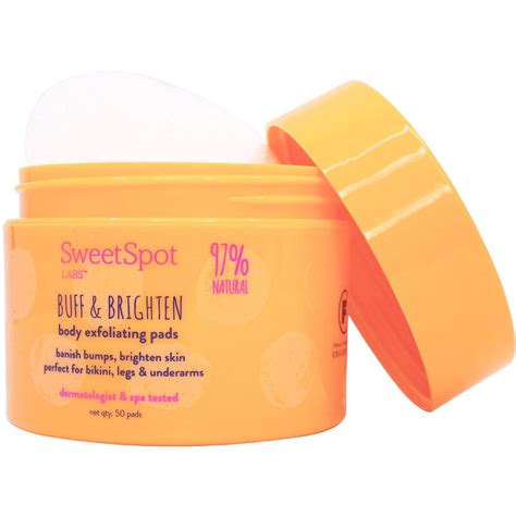 SweetSpot Labs Buff & Brighten Body Exfoliating Pads | Ulta Beauty in ...