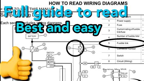 A circuit diagram (aka elementary diagram, electrical diagram or electronic schematic) is a visualization of an electrical circuit. How to read wiring diagrams of the vehicle( Standard Guidelines) - YouTube