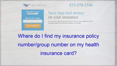 Group Number On Insurance - How To Find Your Health Insurance Policy