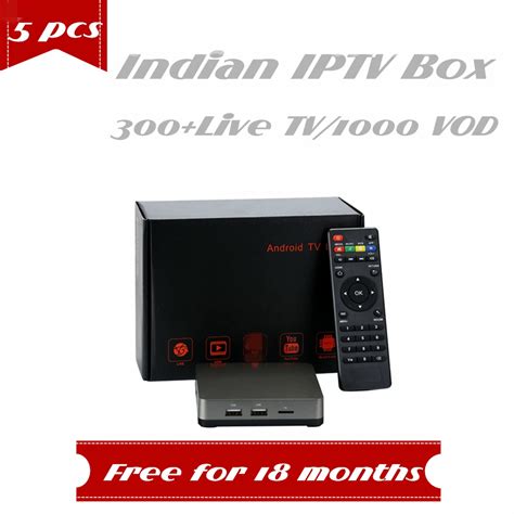 5pcs Indian Iptv Box Support 300 Star Plus Zee Tv Colors Soni Sun
