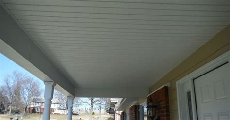 Rmc® vinyl siding meets or exceeds all industry. White Vinyl Hidden Vent Soffit | Porch Ceilings ...