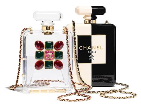 Chanel #CHANELFallWinter Perfume Bottle Evening Bags - BAGAHOLICBOY