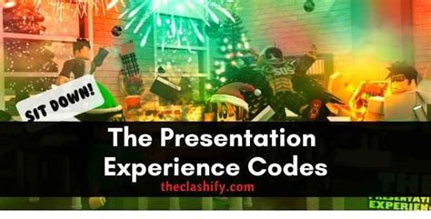 Update 12 The Presentation Experience Codes Wiki