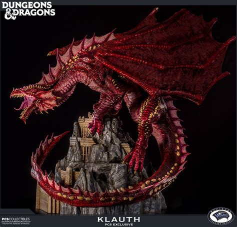 Dungeons And Dragons Klauth The Red Dragon Statue Update