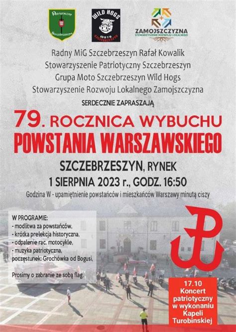 79 Rocznica Wybuchu Powstania Warszawskiego Szczebrzeszyn Info