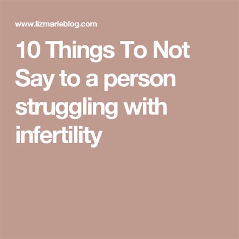 10 Things To Not Say To A Person Struggling With Infertility