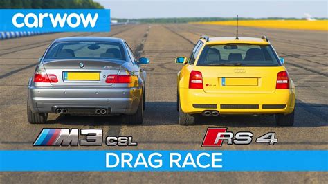 Primero fue el m5 competition , más tarde el m3 e30 y ahora le ha tocado el turno a otro m3. BMW M3 CSL vs Audi RS4 B5 - DRAG RACE, ROLLING RACE & Review | Driiive TV /// Find the best car ...