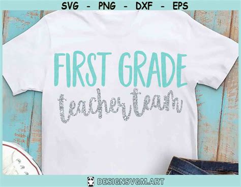 1st Grade Svg Teacher Svg First Grade Teacher Team Svg Shirt Squad Svg