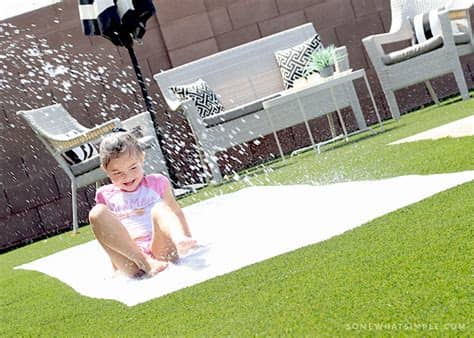 Moreover, this comes in colorful lines and lets you have a fun water slide on your backyard. Homemade Slip and Slide - Easy, Affordable Summer Fun ...