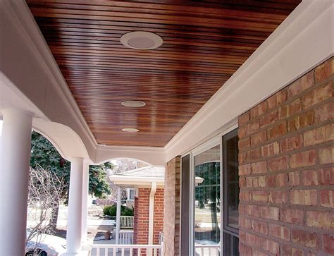Stained Beadboard Ceiling Porch Ceiling House With Porch Beadboard Ceiling